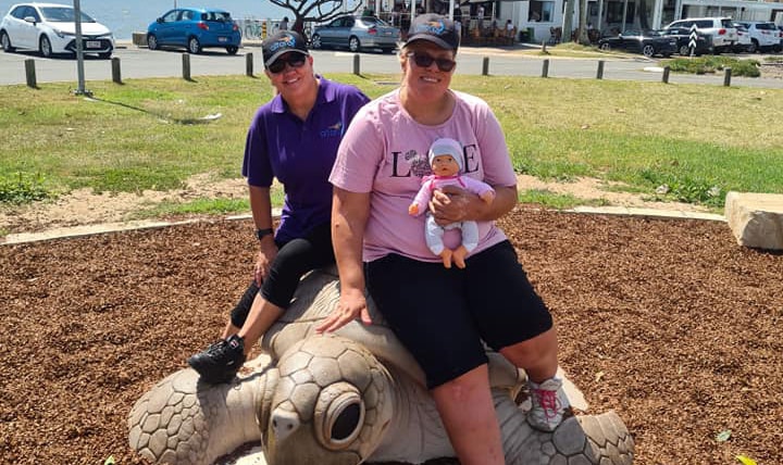 Taking time out by the seaside