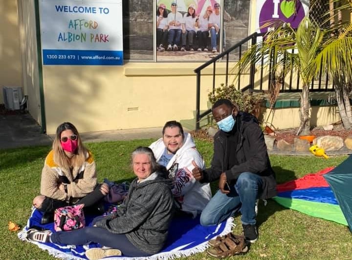 Albion Park enjoying an outdoor picnic