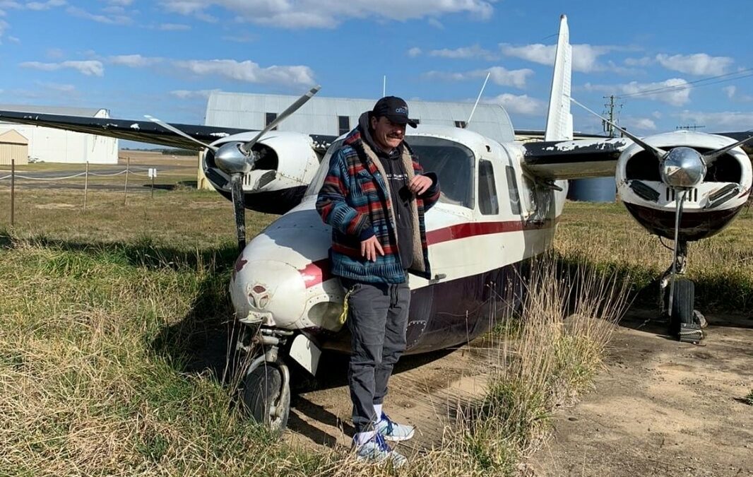 Captain Josh ready for take-off