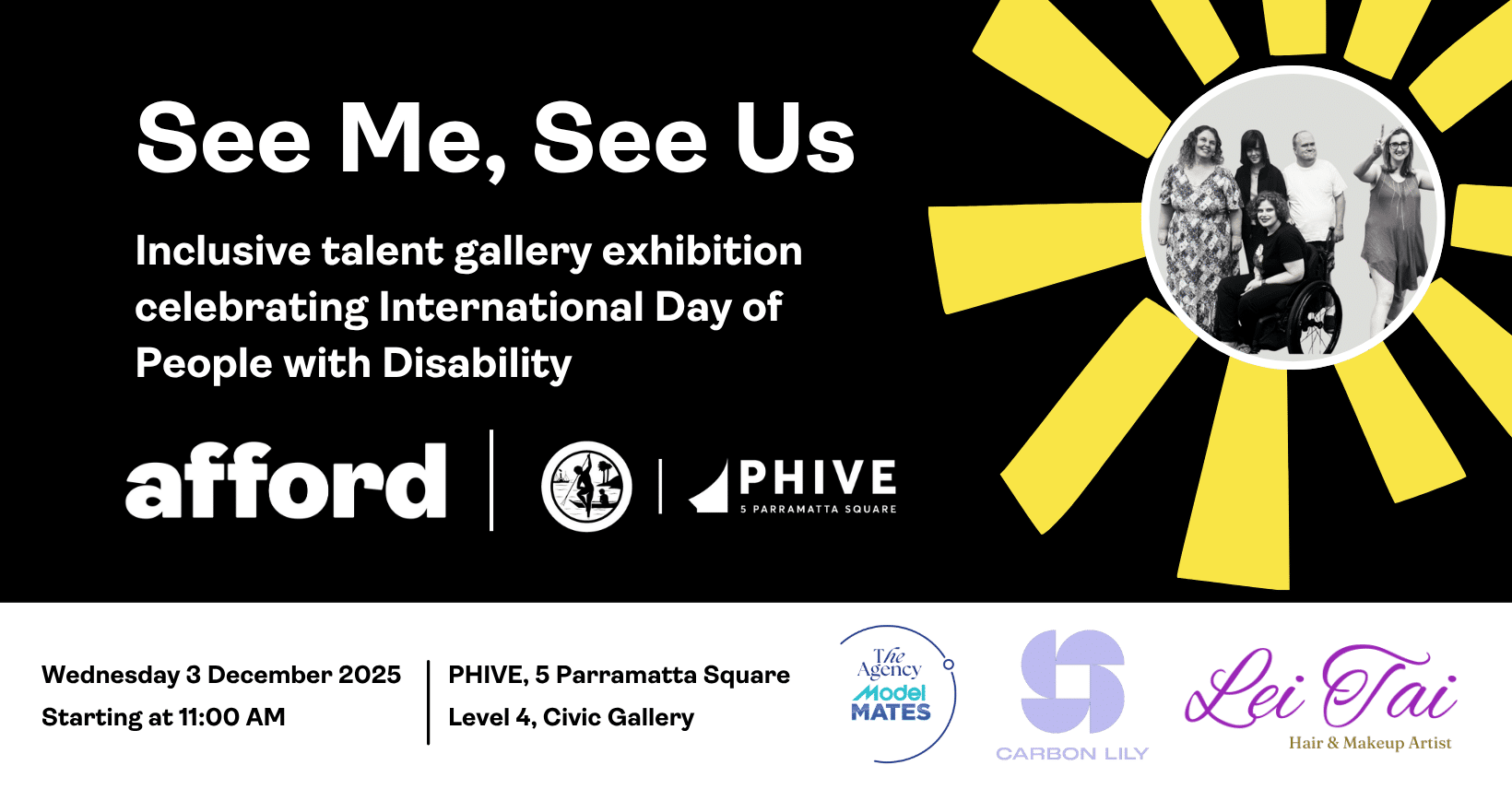 See Me, See Us: Afford celebrates IDPwD with inclusive talent exhibition at PHIVE
