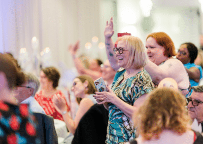 Afford IDPwD event audience clapping