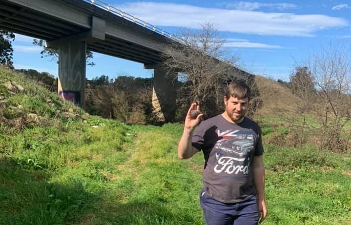 Daniel on a bushwalk